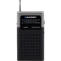 Blaupunkt PR4BK Retro-Radio (0,30 W, Taschenradio AM/FM Tragbares Radio)