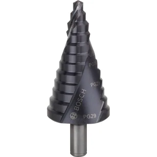 Bosch Stufenbohrer HSS-AlTiN, 6 - 37 mm, 10 mm, 93 mm, 12 Stufen - 2608588072