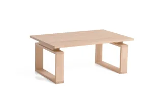 Couchtisch Tisch BIRGE Eiche Massivholz 120x80 cm