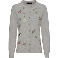 Reitmayer Strickjacke Cardigan mit Stickereien