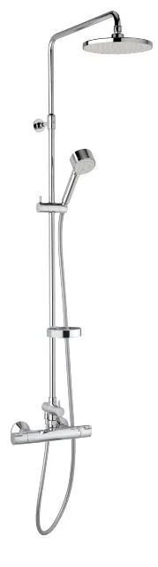 Damixa Space Akita Thermostat Duschsystem, Chrom, 409103000 409103000