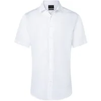 Karlowsky Fashion Kurzarmhemd KARLOWSKY Herren Hemd ACTIVE-STRETCH Kurzarm Kent Slim-Fit Weiß