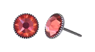 konplott - Ohrstecker - Black Jack rot