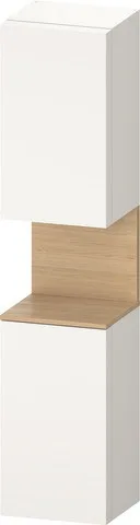 Duravit Qatego Hochschrank Weiß Supermatt 400x360x1760 mm - QA1346L30840010 QA1346L30840010