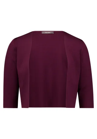Vera Mont - Strickbolero Strong Aubergine - Gr. - M