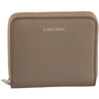 Calvin Klein Geldbörse FOIL LOGO MEDIUM ZIP AROUND, Damen Portemonnaie, Geldbeutel, Money Pocket mit CK-Schriftzug