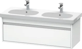 Duravit Ketho Waschtischunterbau wandhängend Weiß Matt 1150x455x410 mm - KT666901818 KT666901818