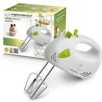 Esperanza Handmixer Esperanza Muffin Green Handmixer mit Edelstahl Rührbesen
