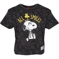 Snoopy Print-Shirt Peanuts Snoopy Jugend Mädchen kurzarm T-Shirt Shirt Gr. 134 bis 164 -100% Baumwolle