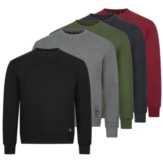 Höhenhorn Wallster Herren Sweatshirt mit Rundhals Pullover Baumwolle XL Dunkelblau