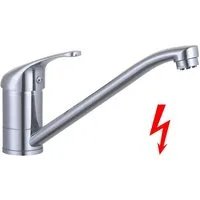 Vereg Spültischarmatur ROM Niederdruck, Einhebelmischer, Küchenarmatur, Spüle, Boiler, Chrom