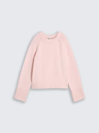 Tom Tailor - Loose Fit Strickpullover mit Raglanärmeln light pastel pink - Gr. - XXL