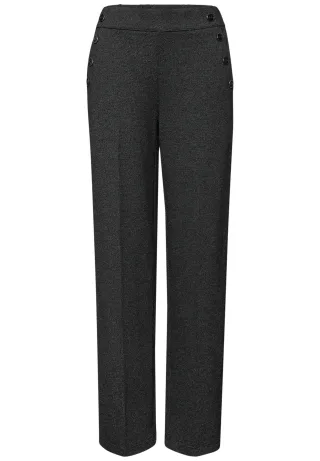 Street One - Straight Leg Hose black - Gr. - 30
