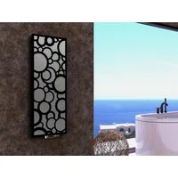 Szagato Badheizkörper BADHEIZKÖRPER Design Kreta 2 120x47cm 799 Watt anthrazit / schwarz, 5 Jahre Garantie, Made in Germany