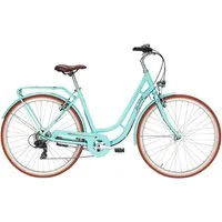 Pegasus Cityrad Pegasus Bici Italia 6 Damen blau 2025, 6 Gang Shimano Tourney RD-TY200-GS, Kettenschaltung