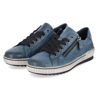Remonte Halbschuhe  Blau - Gr. 36 -  Textil