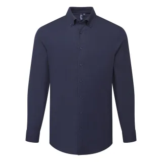 Premier - "Supreme" Formelles Hemd für Herren Langärmlig (Marineblau)