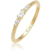 Elli Verlobungsring Zirkonia Marquise Elegant Verlobung 925 Silber