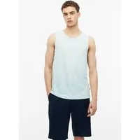 s.Oliver Muskelshirt T-Shirt Meliertes Tanktop aus Baumwollmix