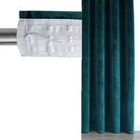 Vorhang SAMT Vorhang Ösen Verdunkelungsvorhang abdunkelnd (1 St), Kräuselband, abdunkelnd, Velour, verdunkelnd