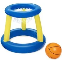 Bestway Badespielzeug Wasser-Basketball mit Ball, 91 cm, Poolspiel, Pool baden schwimmen spielen, Badespaß, Wasserspiel