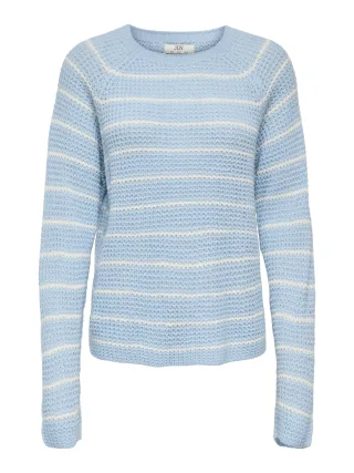 JDY - JDYELLEN L/S ONECK RAGLAN PULLOVER KNT Cashmere Blue - Gr. - XL