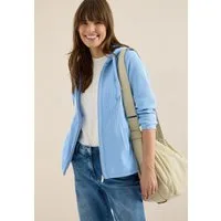 CECIL Kapuzensweatjacke mit Kapuze und Taschen
