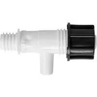 Garronda Regentonne Kunststoffhahn für Regentonne passend für Kunststofffässer GD-0187, 0 l, (1-tlg., Hahn)