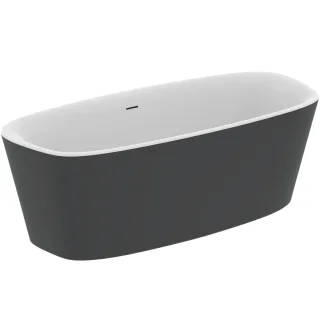 Ideal Standard Duo-Badewanne DEA, freistehend, 1800x800x475/610mm, Schwarz Matt K8721V3