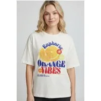 ONLY Kurzarmshirt ONLBOLETTE LIFE S/S TOP BOX CC JRS mit auffälligem Print