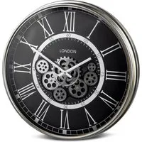 formano Wanduhr MOVE (Farbe: Schwarz, Höhe: cm)