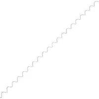 vidaXL Draht Gabionen-Spiralen 24 Stk. Verzinkter Stahl 100 cm
