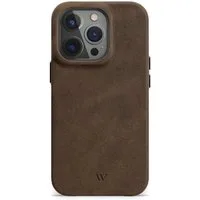 wiiuka Smartphone-Hülle Hülle für iPhone 15 Pro Max Lederhülle Leder Case Handyhülle, Handgefertigt - Deutsches Leder, Premium Case