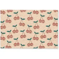 MuchoWow Fußmatte Kirsche - Disco - Muster, Rechteckig, innen Schmutzfangmatte, Tür, Schmutzfänger Flur, Teppich 60x40 cm