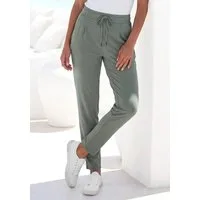 LASCANA Schlupfhose in bequemer Passform und bügelfreiem Material aus glatter Jerseyqualität, leichte Sommerhose mit Taschen, bügelfrei