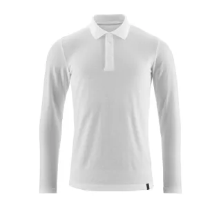 MASCOT Herren Polo-Shirt, Langarm CROSSOVER Weiß 4XL - 20483-961-06-4XL