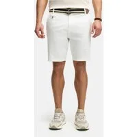 Indicode Chinoshorts Herren INThews Chino Shorts Herrenshorts aus Twill mit passendem Gürtel
