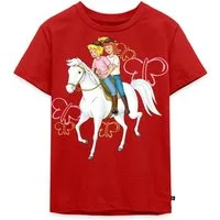 Spreadshirt T-Shirt Bibi Und Tina Reiten Auf Stute Sabrina Kinder Premium T-Shirt (1-tlg)
