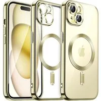 MSM Handyhülle Hülle für iPhone 15 Schutz MagSafe Silikon Slim Case Cover