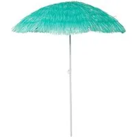 Mojawo Ampelschirm Hawaii Sonnenschirm Gartenschirm Strandschirm rund Ø1,6m Türkis