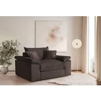 OTTO home XXL-Sessel Soft&Cosy, B: 151 cm - OTTO. Verlässliche Qualität., Mega-Sessel, Cord oder Chenille-Struktur, mit 2 Zierkissen