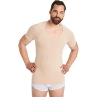 FINN Design Shapinghemd mit extra starker Kompression - Seamless Unterhemd Herren ohne Nähte Starker Body-Shaper für einen flacheren Bauch