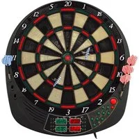 B Best Sporting Dartautomat Dartscheibe elektronisch Coventry I Mit LED-Anzeigen, E-Dartscheibe mit 12 Dartpfeilen & Ersatzspitzen