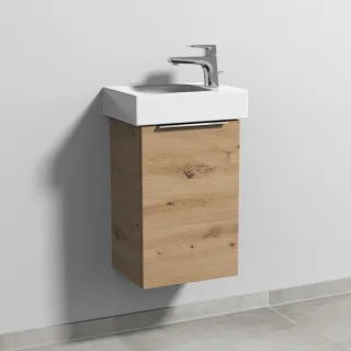 Sanipa 3way Waschtischunterbau zu Geberit iCon Waschtisch mit 1 Tür, Eiche Natural-Touch UM65885