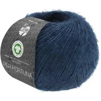 LANA GROSSA PER FORTUNA Häkelwolle, 190 m (flauschiges Kettengarn aus Bio-Baumwolle mit GOTS-Zertifikat), 50 g