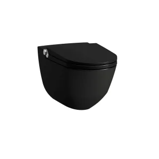 Laufen Dusch-Tiefspül-WC wandhängend RIVA 600x355x405, schwarz matt H8206917160001