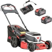 AL-KO Akkurasenmäher 51.6 Li SP COMFORT SET, 51 cm Schnittbreite, (inkl. 2x 18 / 36 V (8 Ah/4 Ah) und Doppelladegerät), Radantrieb