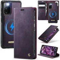 Mycotech Handyhülle Premium 2in1 Klapphülle für Samsung mit abnehmbarem Case Retro Tasche