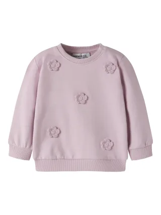 NAME IT - NBFDUSINA LS SWEAT UNB Fragrant Lilac - Gr. - 86