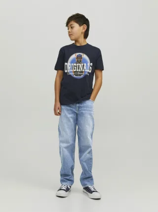 JACK&JONES - JJICHRIS JJORIGINAL AKM 920 NOOS JNR Blue Denim - Gr. - 134